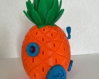 Live in a Pineapple Under the Sea! 3D Printed Pineapple House for your Aquarium!