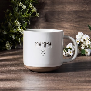 Taza de cerámica personalizada: diseño grabado con láser, taza de café de cerámica personalizada para mamá/papá/esposo, taza de regalo grabada, ideas de regalos personalizados.