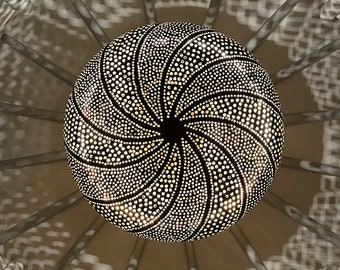 Erstaunliche Marokkanische Pendelleuchte - Marokkanischer Lampenschirm - Marokkanische Deckenlampe - Handgemacht