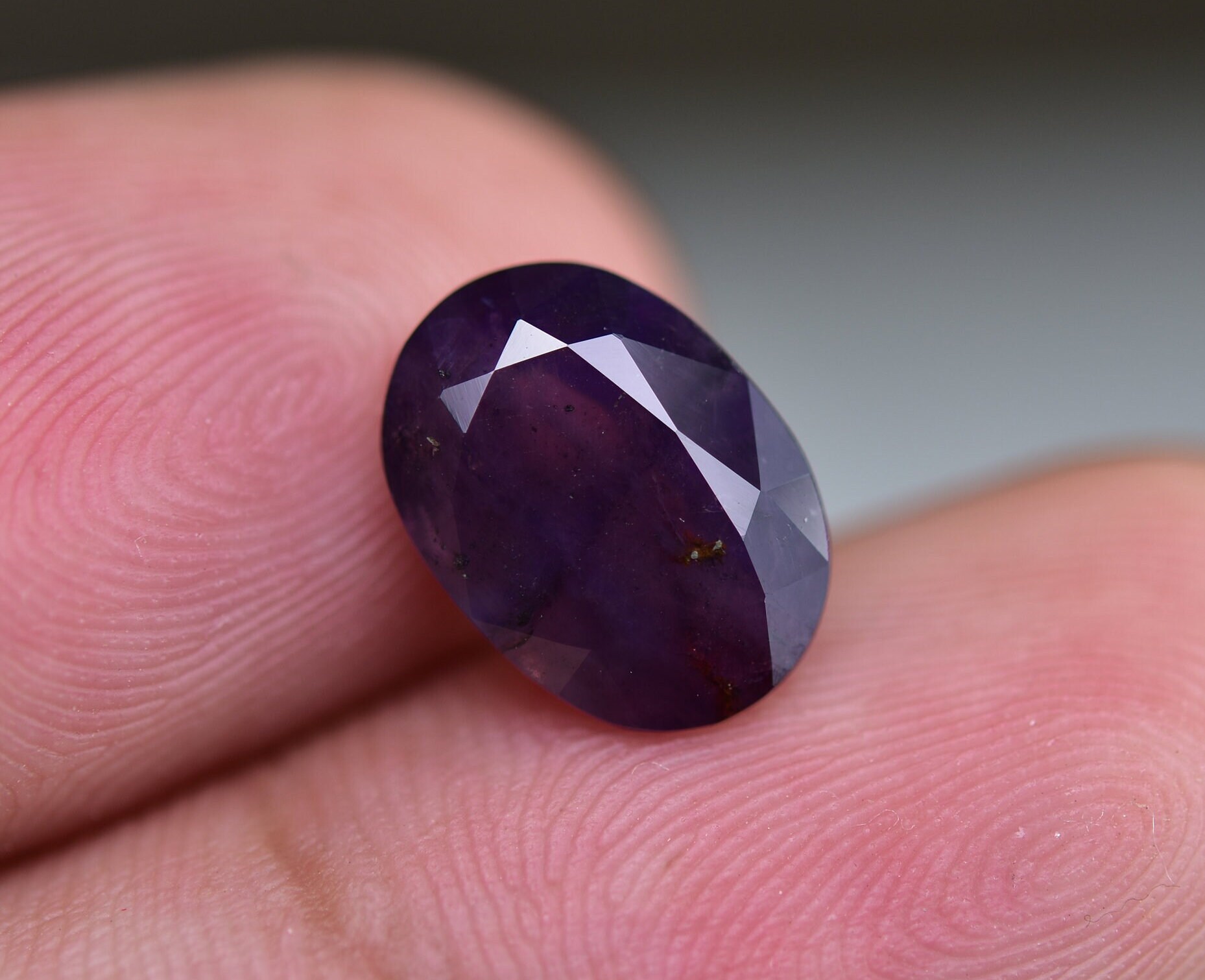Dark purple sapphire hot sale