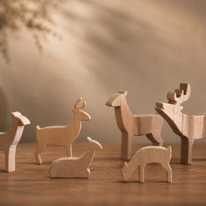 Patrón para sierra de calar de ciervo de madera: Figuras de animales para hacer tú mismo (PDF)