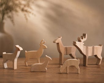 Patrón para sierra de calar de ciervo de madera: Figuras de animales para hacer tú mismo (PDF)