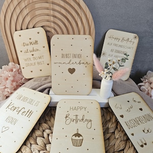 Laser file SVG, greeting cards wood, birthday cards download,