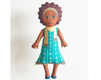 Fana - Black doll inspired by traditional Ethiopian art and design