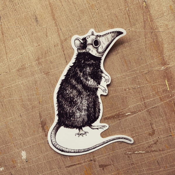 Plague Rat Sticker - Vinyl Sticker