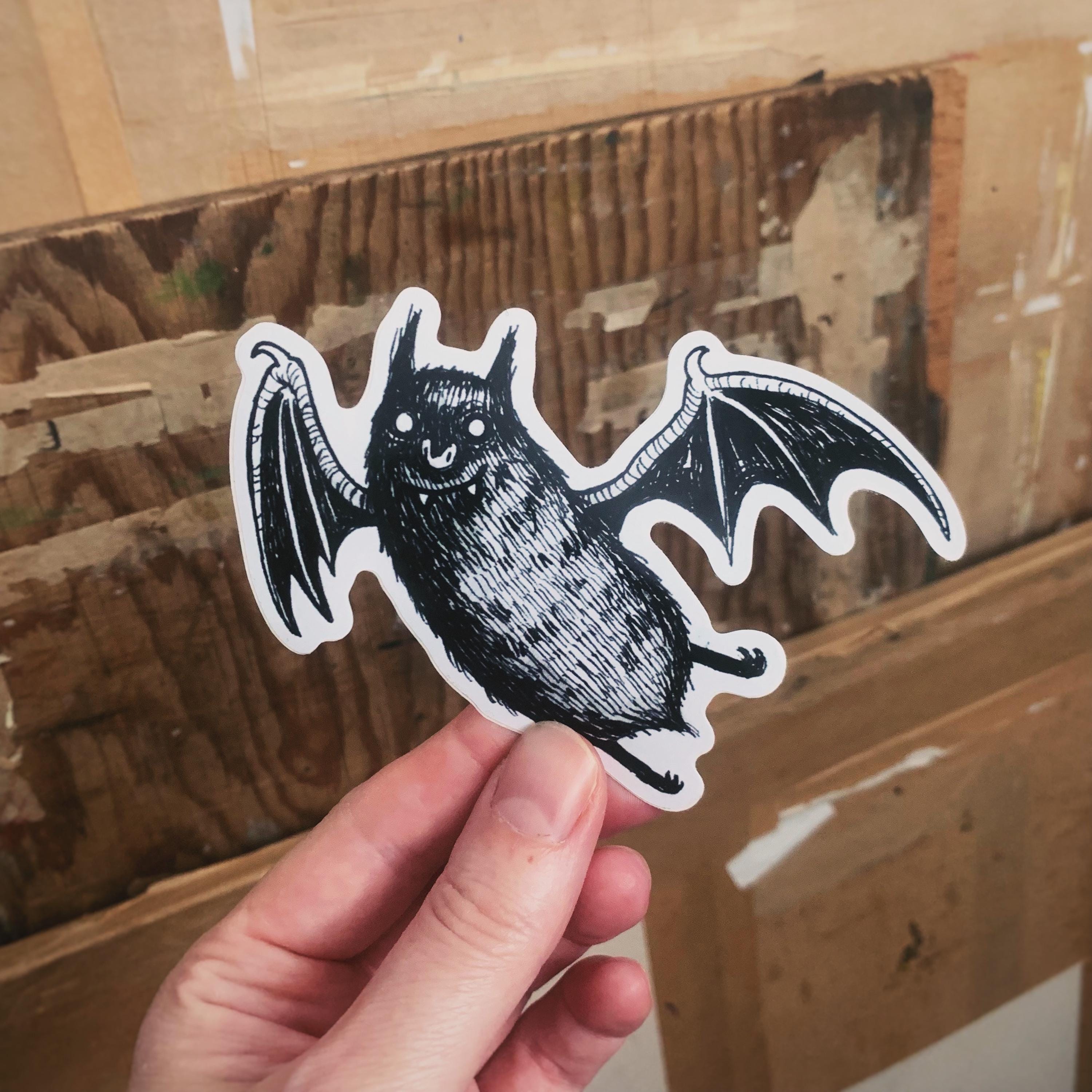 Bat Sticker - Vinyl Sticker - Etsy