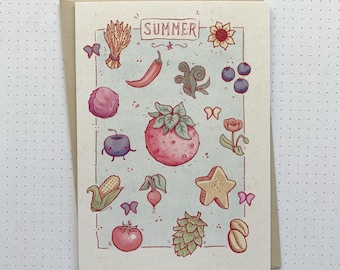 Stardew Valley Birthday Card - Illustrated Card - Game Card