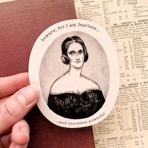 Mary Shelley Sticker Vinyl Sticker image 2