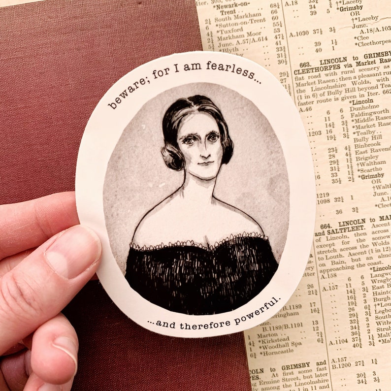 Mary Shelley Sticker Vinyl Sticker image 2