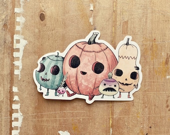 Pumpkin Gang Sticker - Vinyl Sticker
