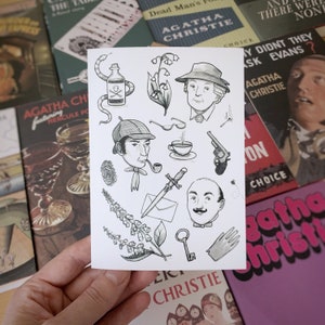 Murder Mystery Card - Grußkarte - Illustrationskarte
