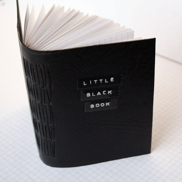 Little Black Book - 3.5 x 4.5" Mixed Paper Notebook - A7 Mini Journal