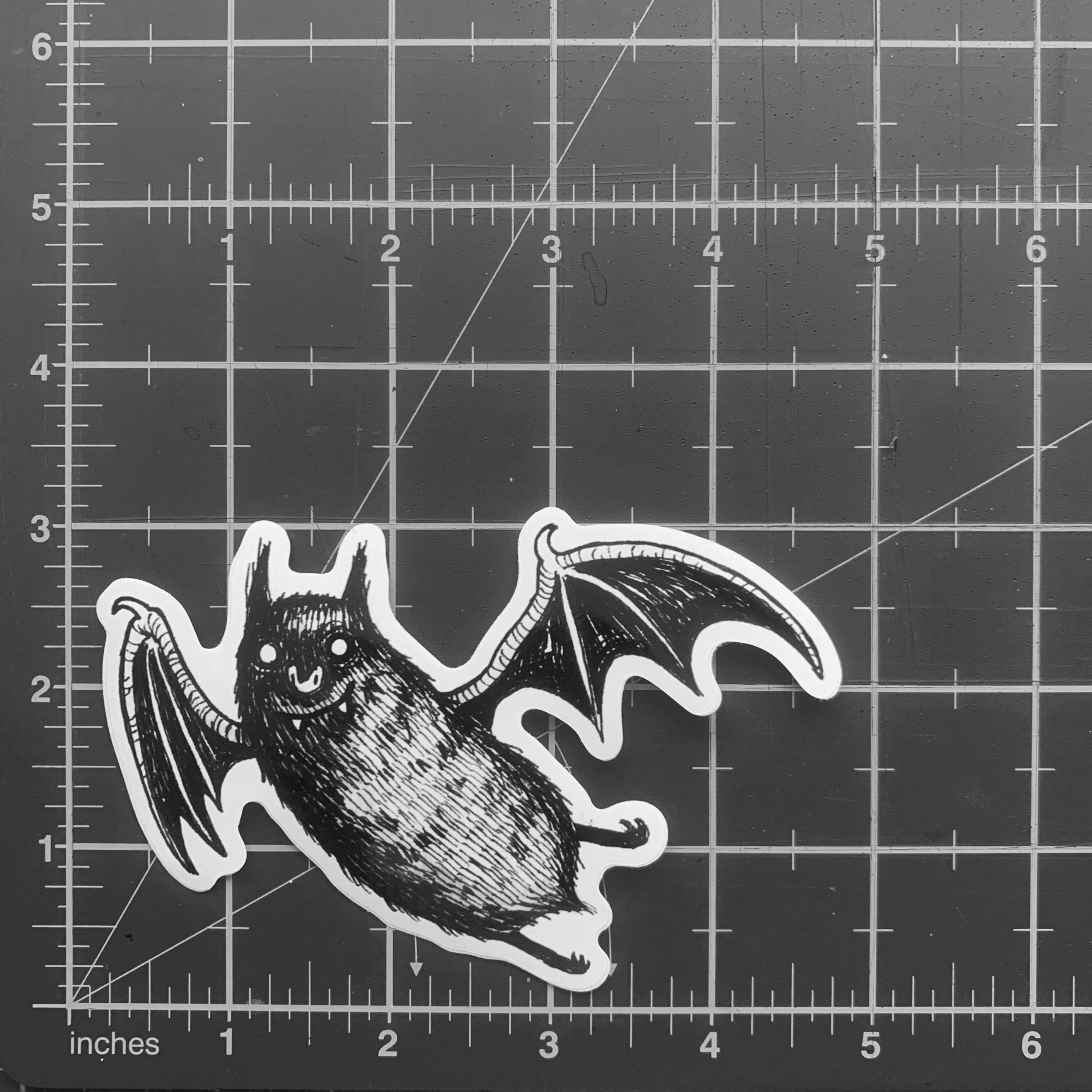 Bat Sticker - Vinyl Sticker - Etsy