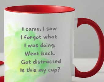 ADHD Humor Mug | Grandmas Wandering Mind Funny Coffee Mug for Distracted Individuals | Unique Gift for Friends Family with ADHD