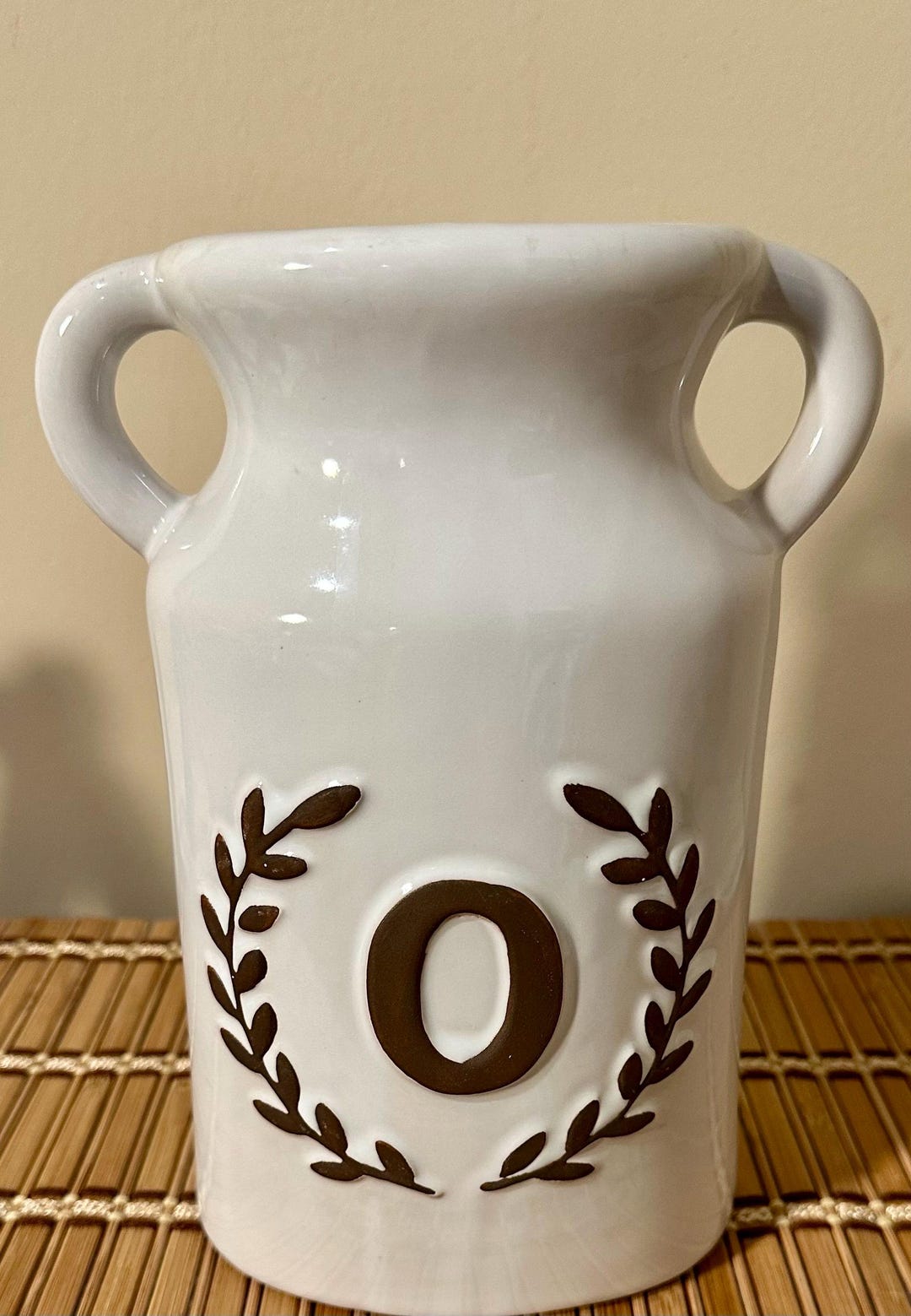 12" Inch, Galvanized Metal Farmhouse Centerpieces Milk