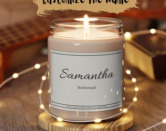 Custom Bridesmaid 2, bridesmaid candles, bridesmaid proposal, bridesmaid proposals, maid of honor candle, matron of honor gift