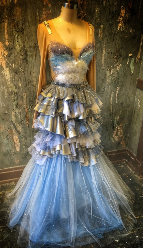 Blue Ice Queen Costume Dress
