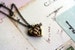 rhino. heart locket necklace. brass ox 