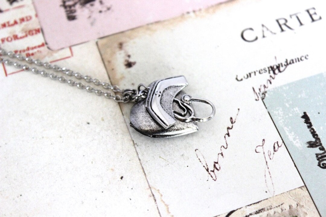 Doctor Locket Nurse. Heart Locket Necklace. in Antiqued Shiny Silver Tone With Etched ...