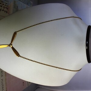 propeller. necklace. gold ox jewelry image 5