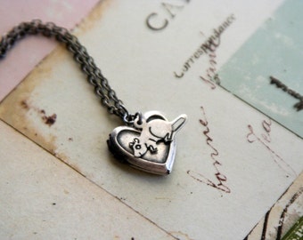 Rat Heart Locket - Etsy