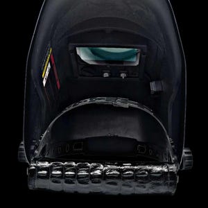 Leather Welding Helmet Sweatband/ Dragon Hide Black