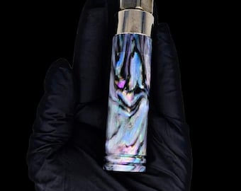 Black Label: Abalone Tungsten Holder – Premium handcrafted Welding Accessory