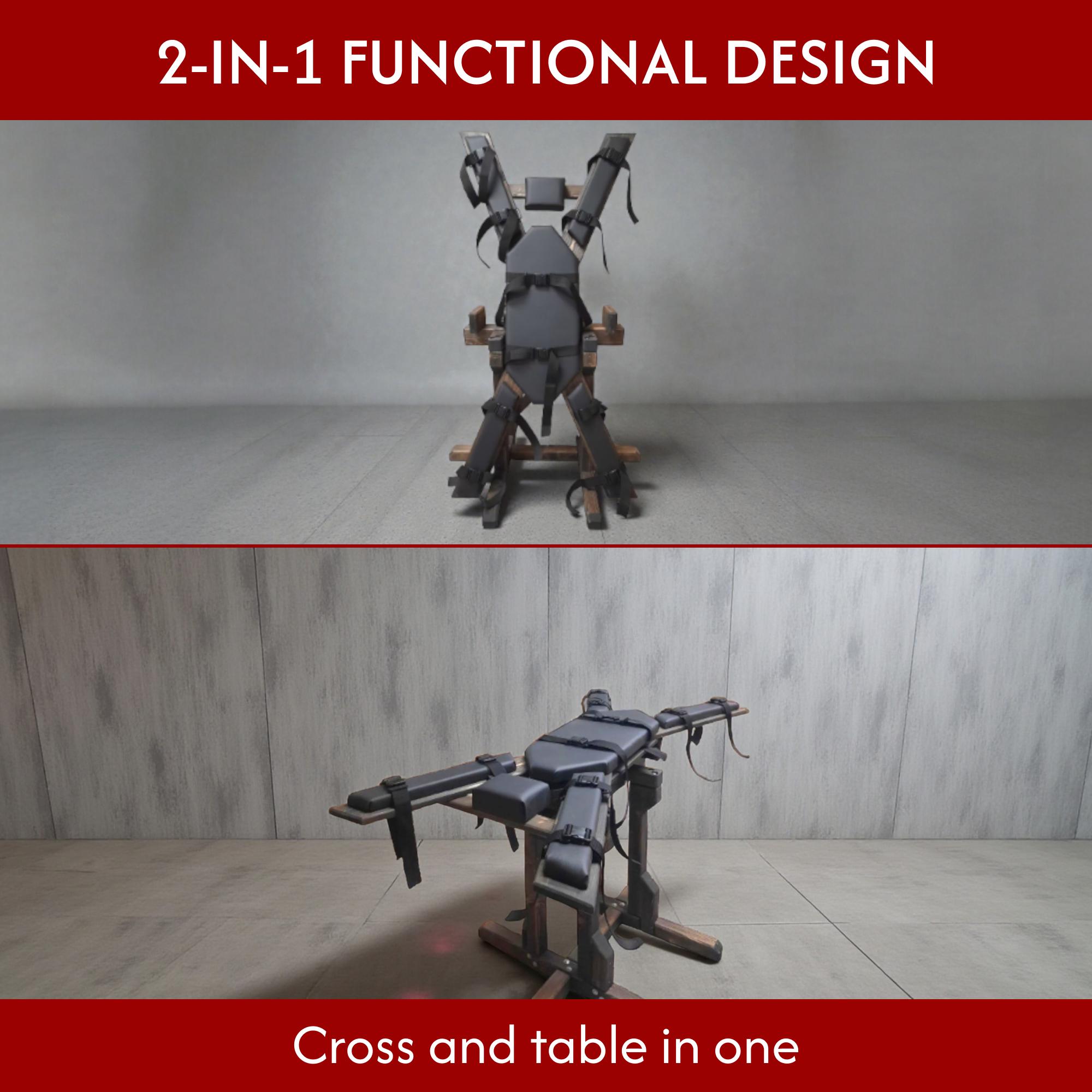 Invertible Standing Cross-style Frame With Rigid Base - Adjustable ...