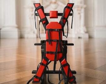 Rotatable Wooden Positioning System with Padded Supports