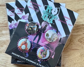 Andrew McMahon Eras 5 Pin Button Pack - Dear Jack Fundraiser