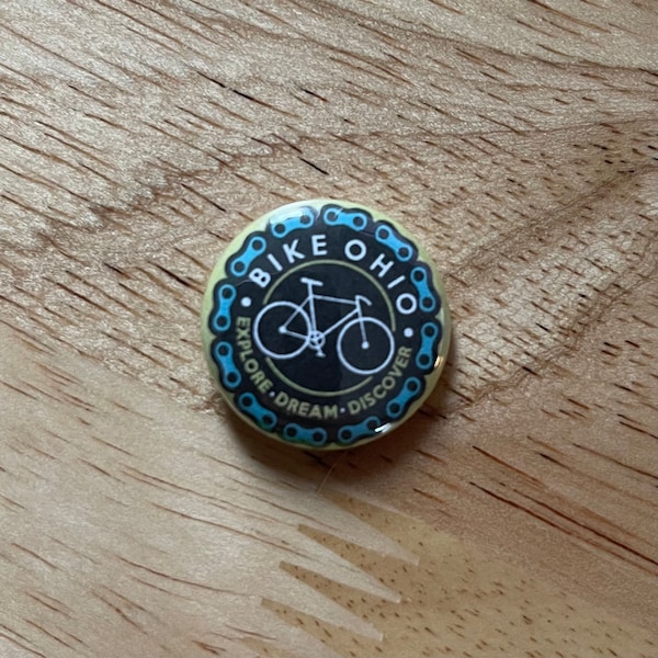 Bike Ohio Pinback Button
