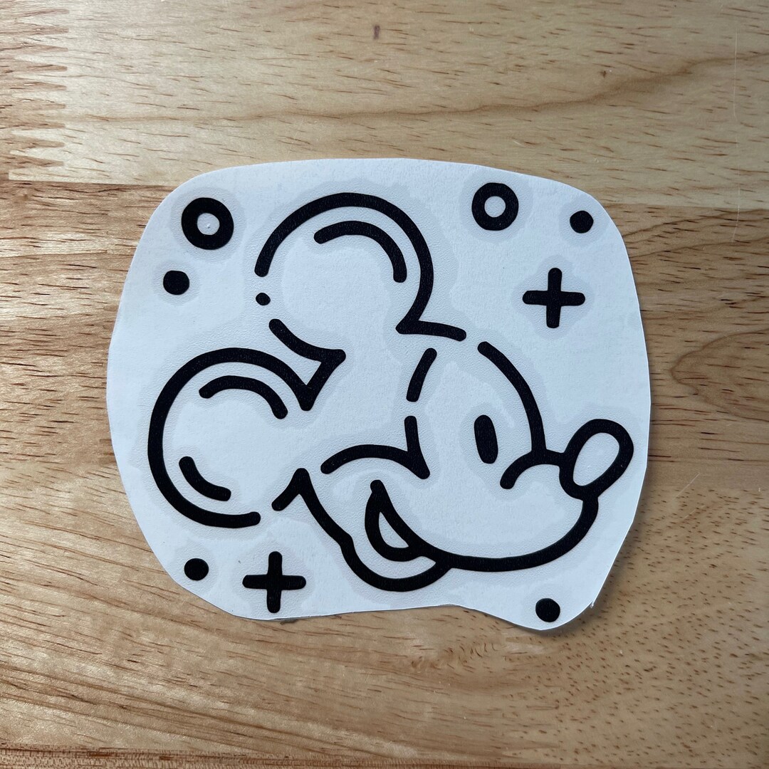 Mickey Vinyl Decal Etsy