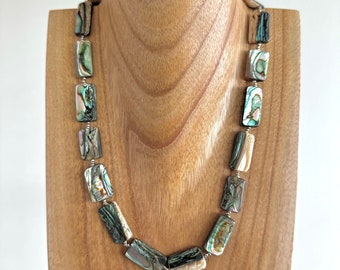 Exquisite abalone beaded necklace