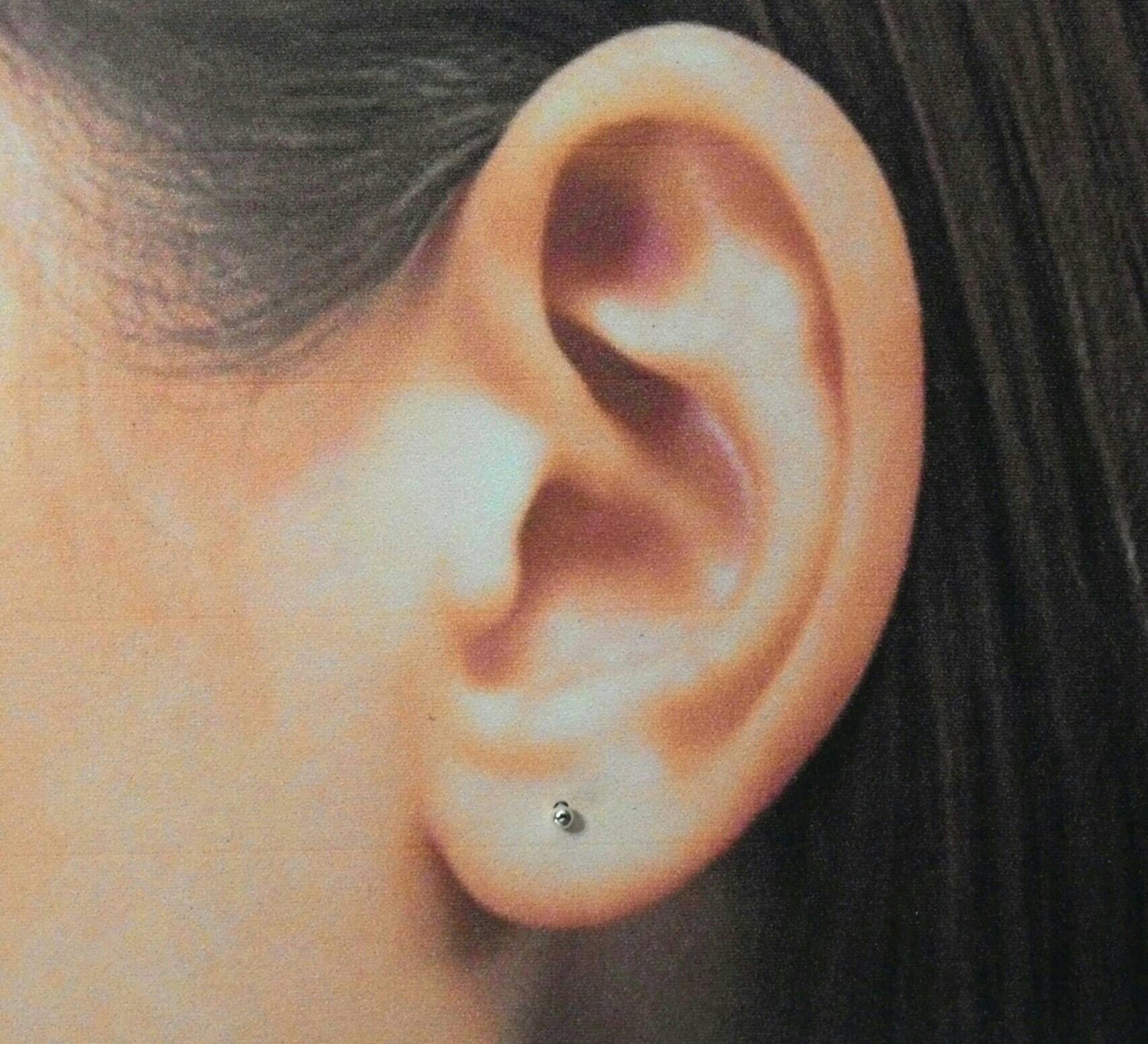 1 Mm Tiniest Stud Earrings Sterling Silver Ball Pin Stud Etsy