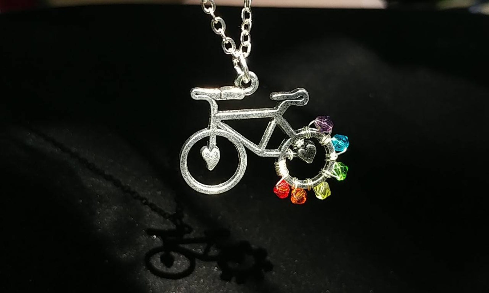 rainbow bike chain