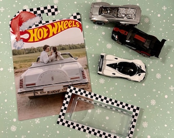 Christmas Gift for Dad - Personalized Hot Wheels Gift - HotWheels Backing - Custom Hot Wheels Packaging - Personalized Holiday Photo DIY KIT
