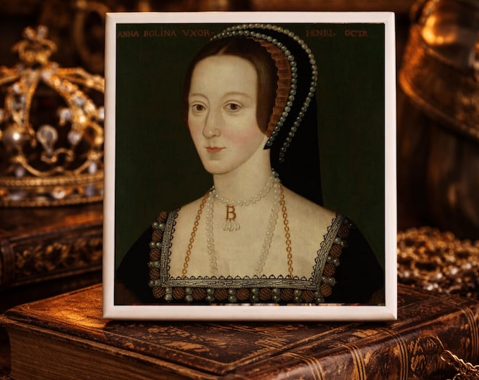 Henry VIII Wives Portrait Tiles – Tudor Royal Ceramic Decor