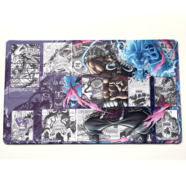 New One Piece CCG Playmat  Rebecca Character Design With Marked Zones For  TCG Gameplay Rebecca One Piece Playmat