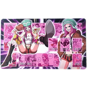 Playmat Jewelry Bonney Bonny - with Zones Spielmatte Game Mat TCG Cute Girl Lady Waifu