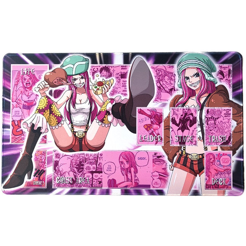 One Piece CCG Playmat / Mousepad – Luffy – 23.6 X 13.8 Inches – Non-Slip Rubber – Multicolor