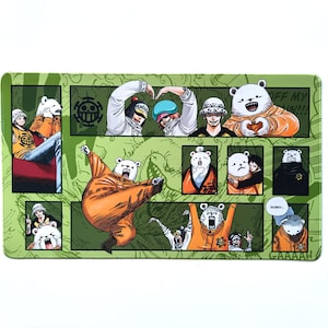Tapis de jeu Bepo (Heart Pirates) - avec zones Tapis de jeu TCG Trafalgar Law