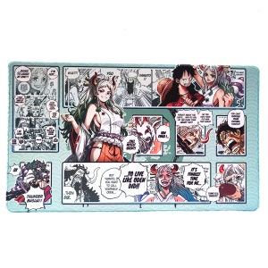 OP TCG Speelmat Yamato - met Zones Speelmat Kaido Onigashima