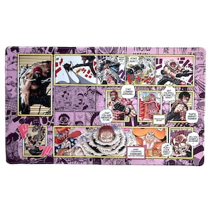 Playmat Katakuri (Design #2) - with Zones Spielmatte Game Mat TCG Wholecake Island Big Mom Pirates Mochi