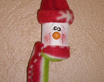 Snowman Spool Ornament Christmas Tree Ornie