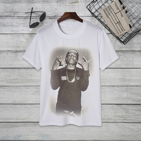 Asap Rocky 90s Raptees , Hip hop RnB shirt, Graphic tee, Asap Rocky T-Shirt, Gift For T-Shirt, 80s 90s Asap Rocky Fan Gift, Asap Rocky Tee