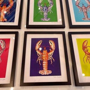 Lobster Print - Whitby Sea Prints
