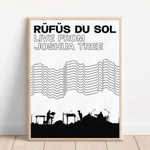 Rüfüs Du Sol | Matte Vertical Posters for EDM Lovers, Music Decor, Techno Poster, Unique Gift, Concert Art, Electronic Music Art