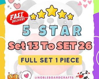 Mogo 5 Star Stickers 1 Piece Set 13-26