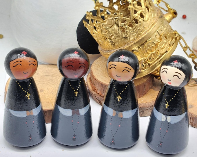 Orthodox Nun Peg Doll Set - Etsy