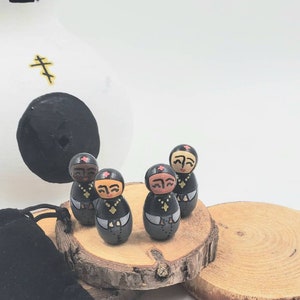 Orthodox Nun Peg Doll Set - Etsy